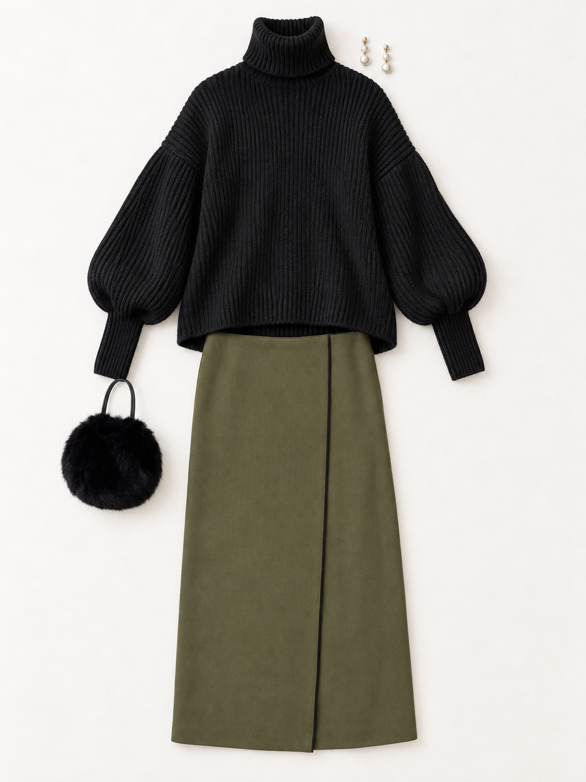 Margot lantern sleeve set