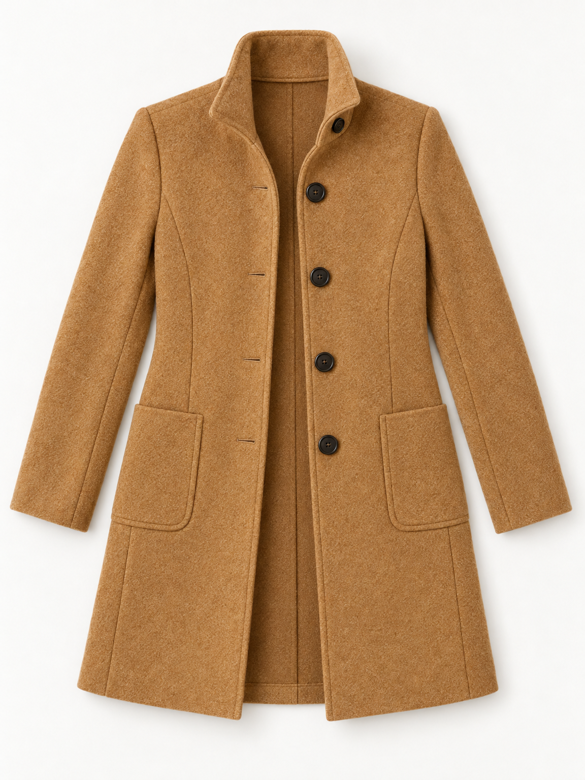 Margot tailored coat in camel 