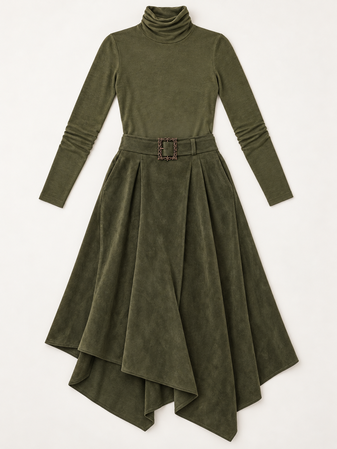 Margot belted skirt set