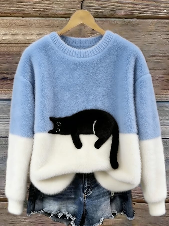 Hazel | Cozy Cat Sweater