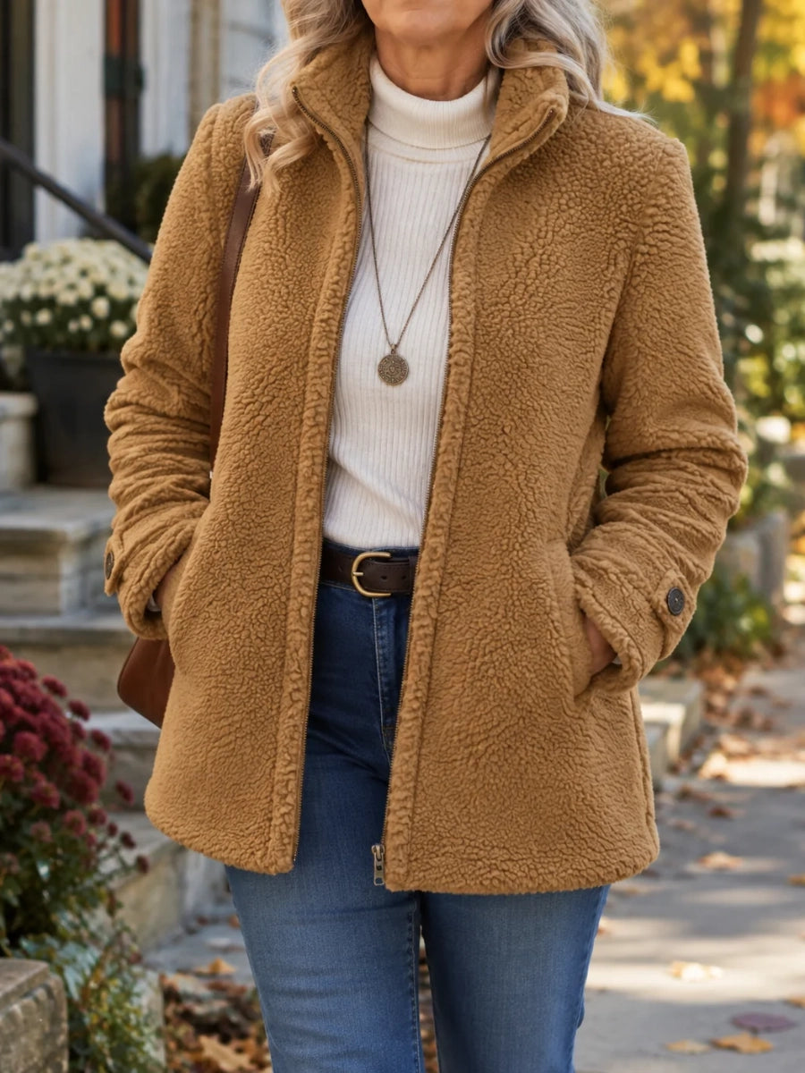 Nell | Sherpa Zip Jacket