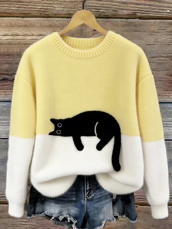 Hazel | Cozy Cat Sweater