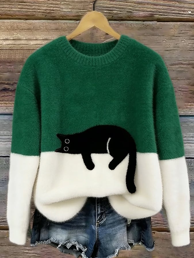 Hazel | Cozy Cat Sweater