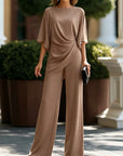 Vivian | Draped Two-Piece Set