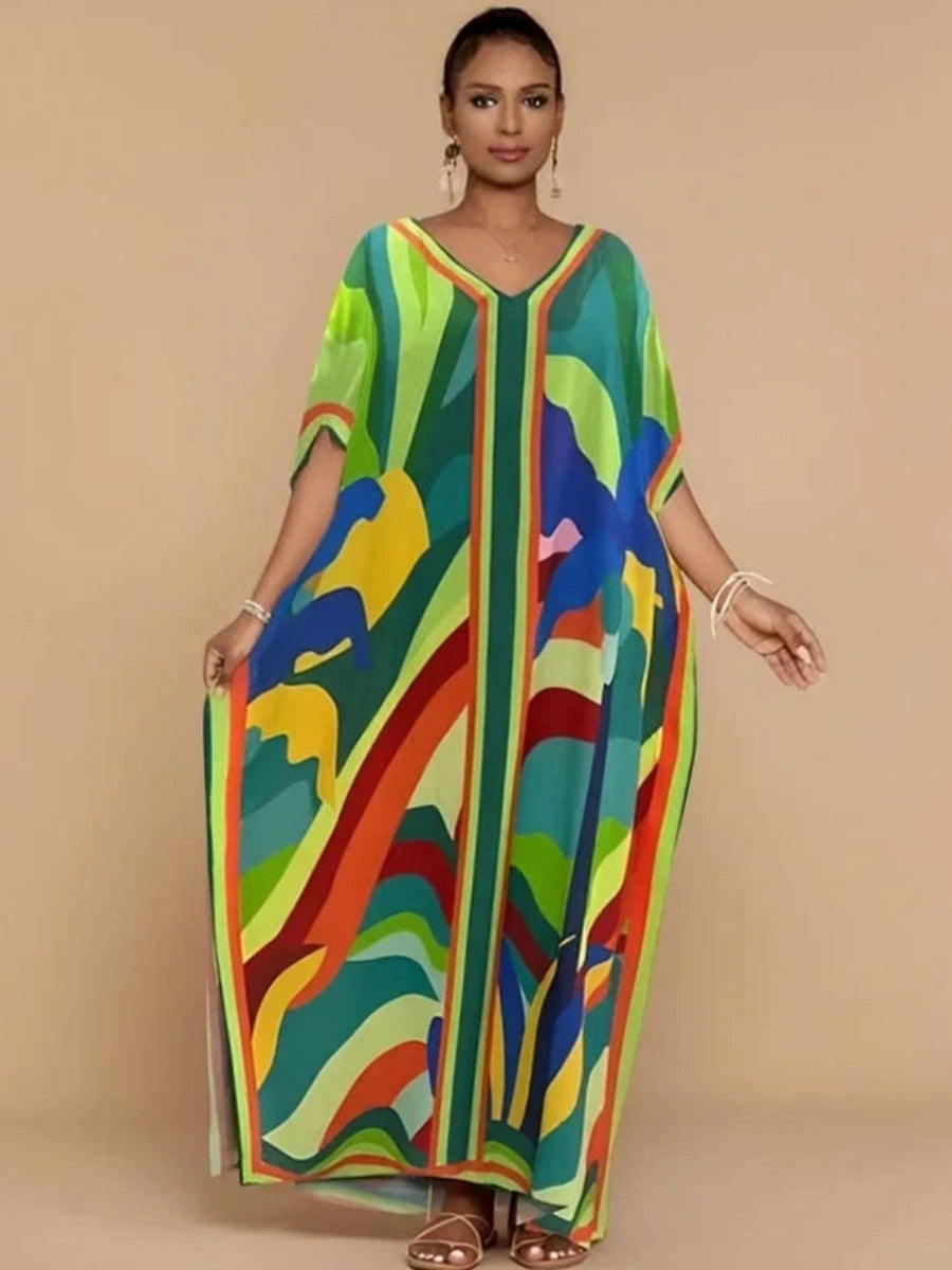 Rita | Floral Kaftan Robe