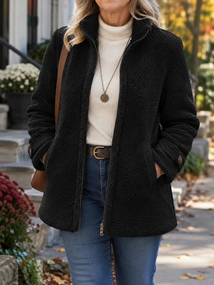 Nell | Sherpa Zip Jacket