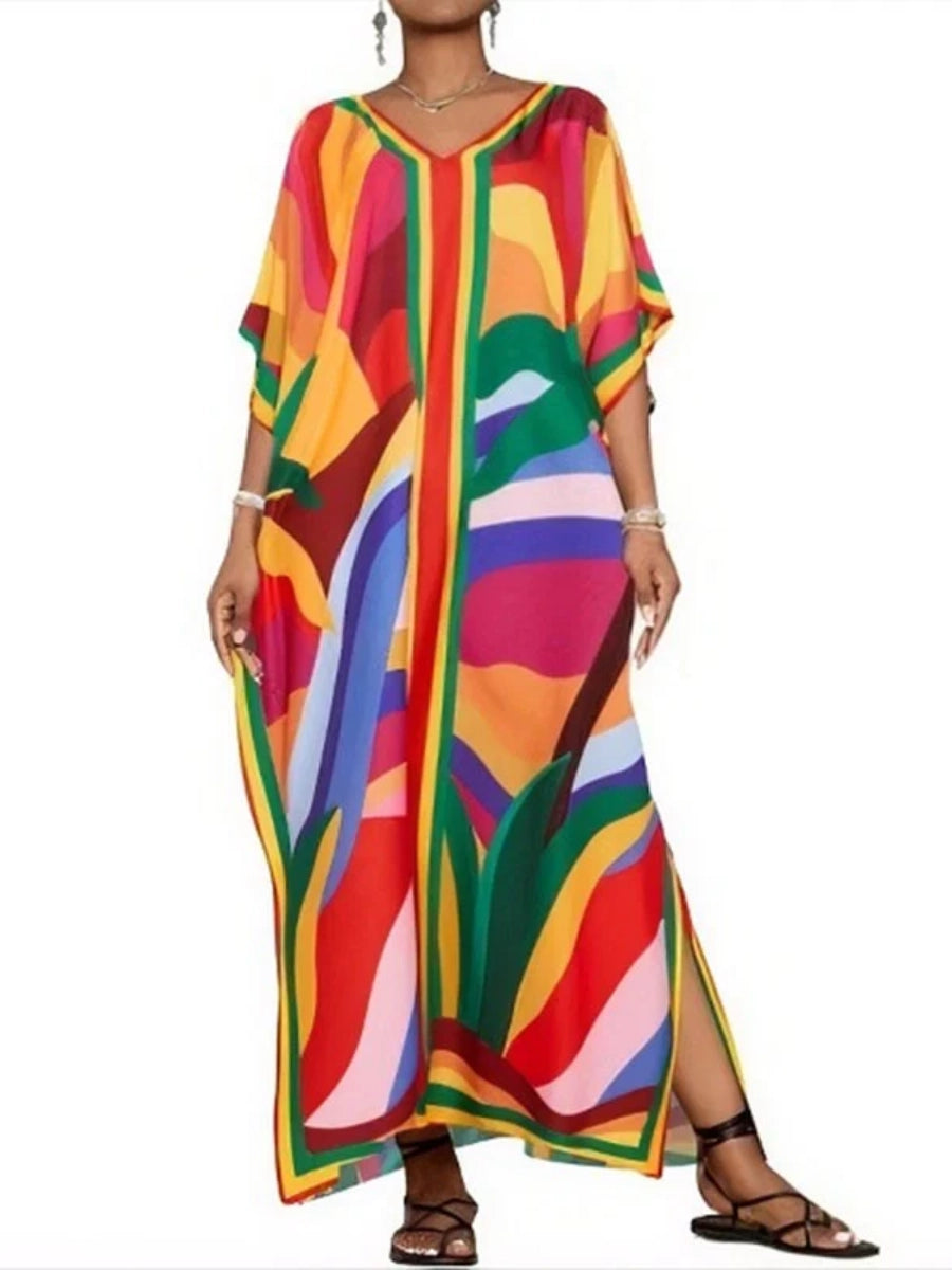 Rita | Floral Kaftan Robe
