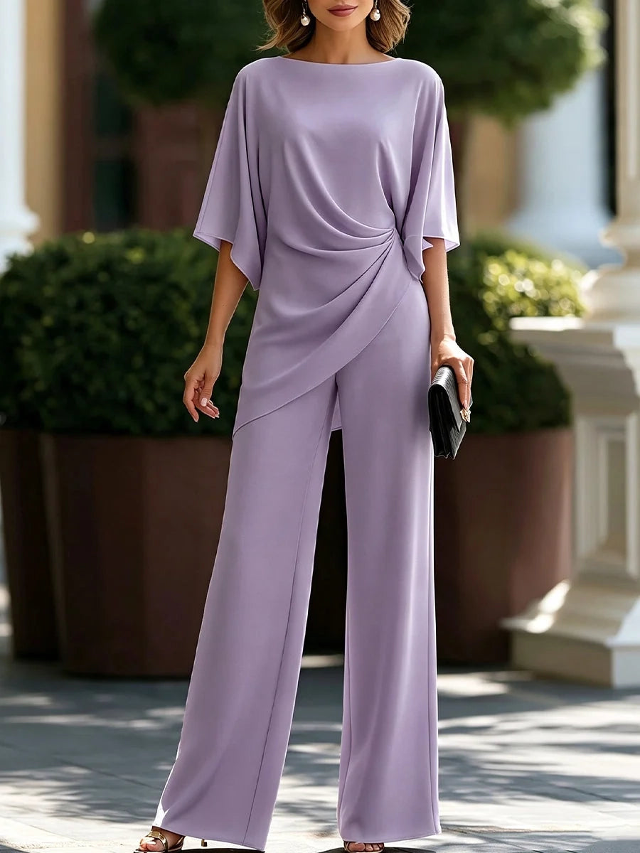 Vivian | Draped Two-Piece Set