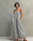 June | Striped Maxi Dress