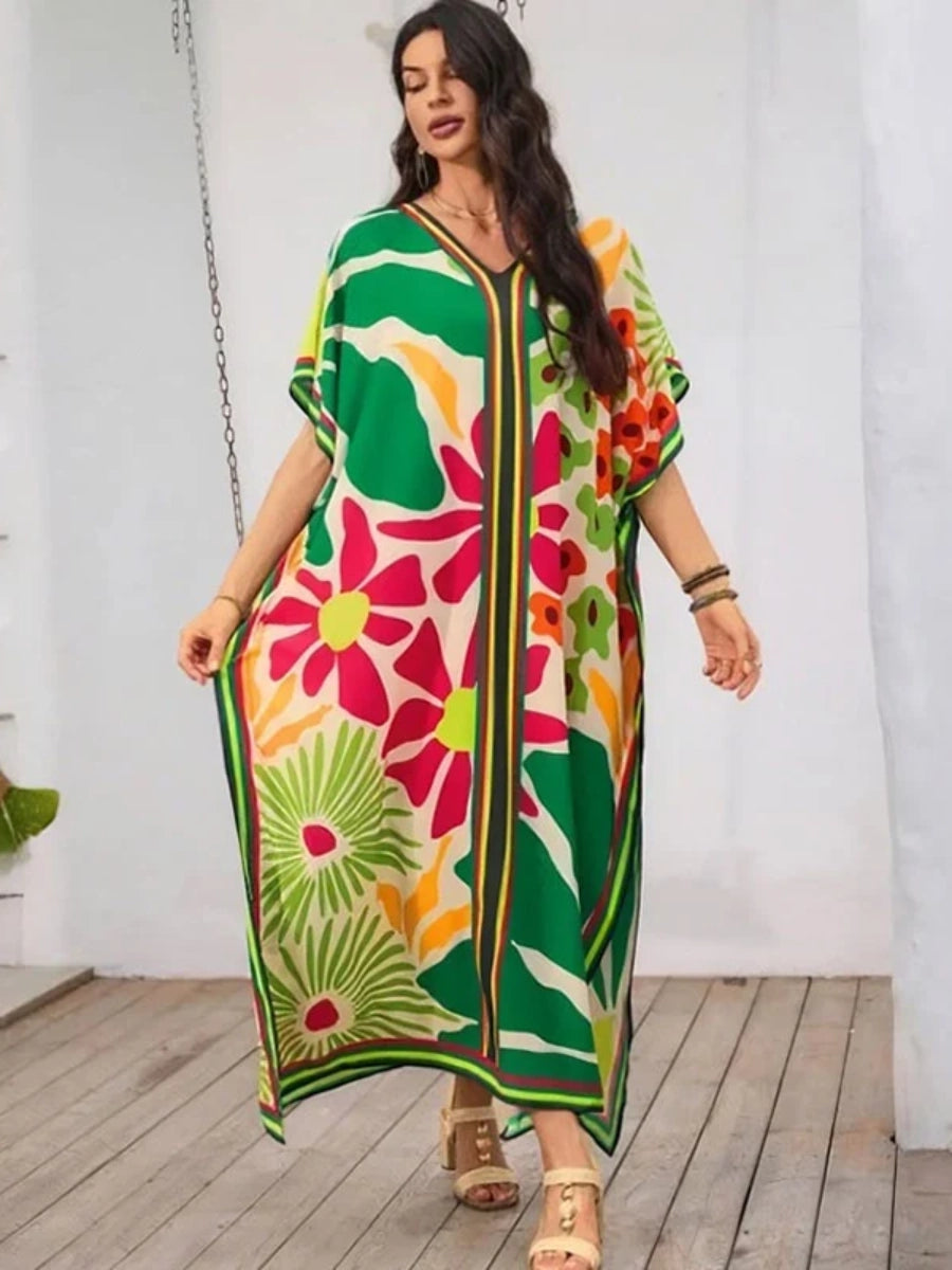 Rita | Floral Kaftan Robe