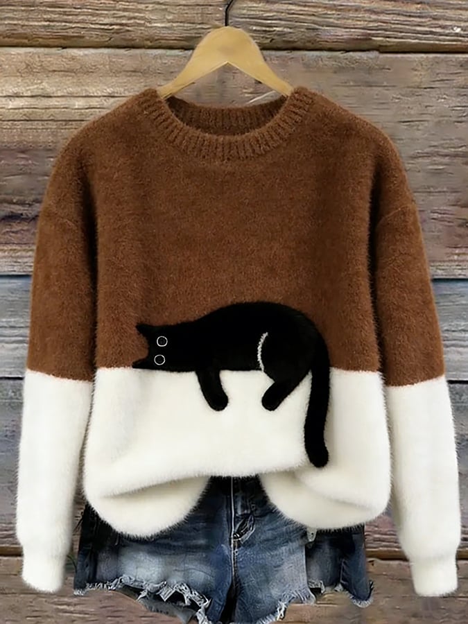 Hazel | Cozy Cat Sweater