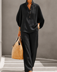 Vivian | Stand-Collar Two-Piece Set