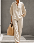 Vivian | Stand-Collar Two-Piece Set