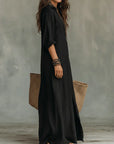 Stevie | Maxi Shirt Dress