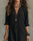 Stevie | Maxi Shirt Dress