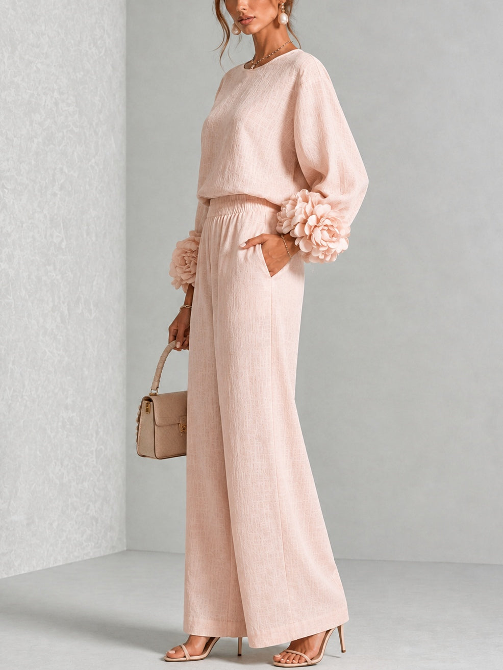 Mabel | Floral Cuff Two-Piece Set