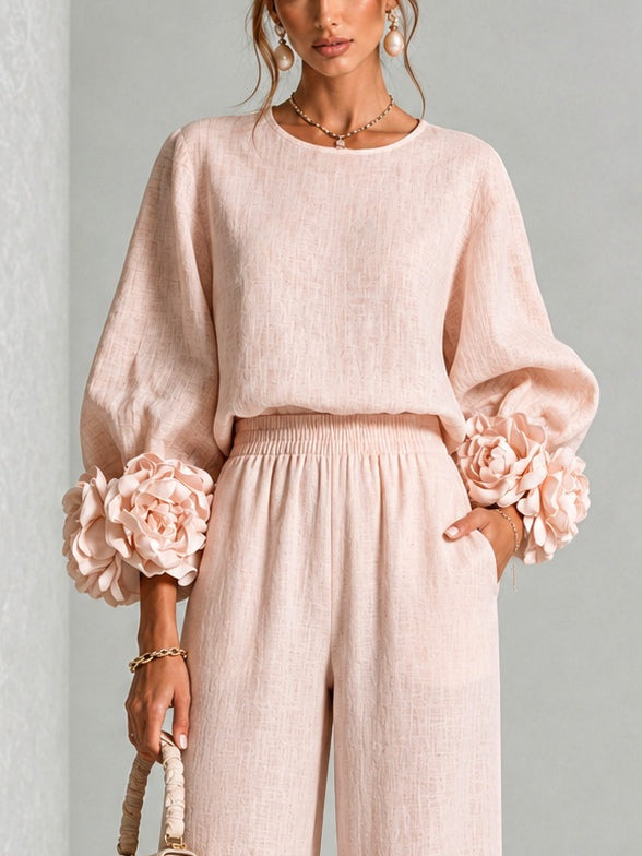 Mabel | Floral Cuff Two-Piece Set