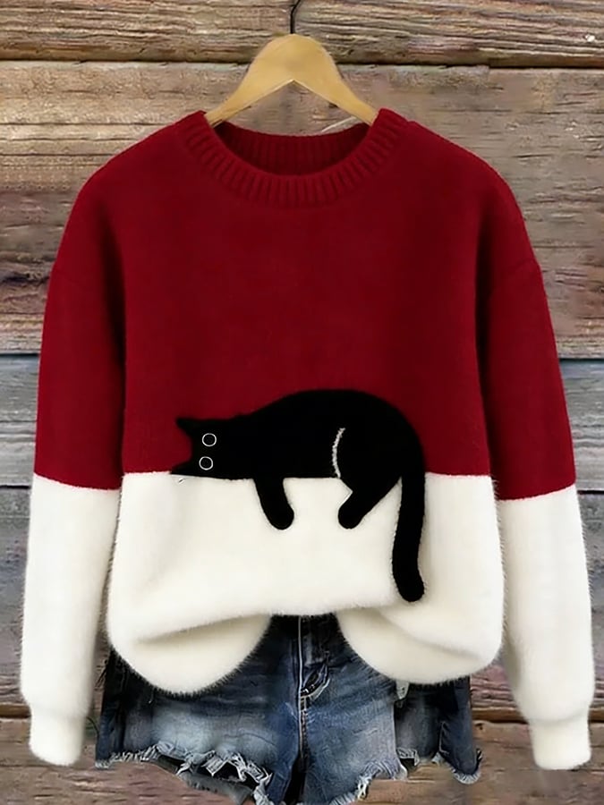 Hazel | Cozy Cat Sweater