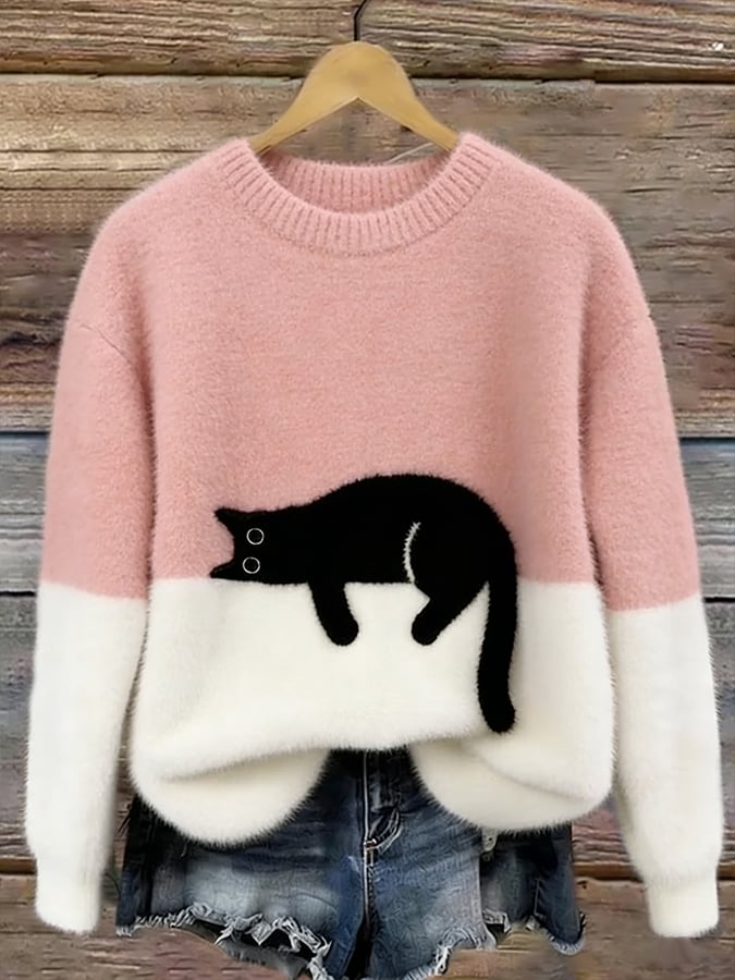 Hazel | Cozy Cat Sweater
