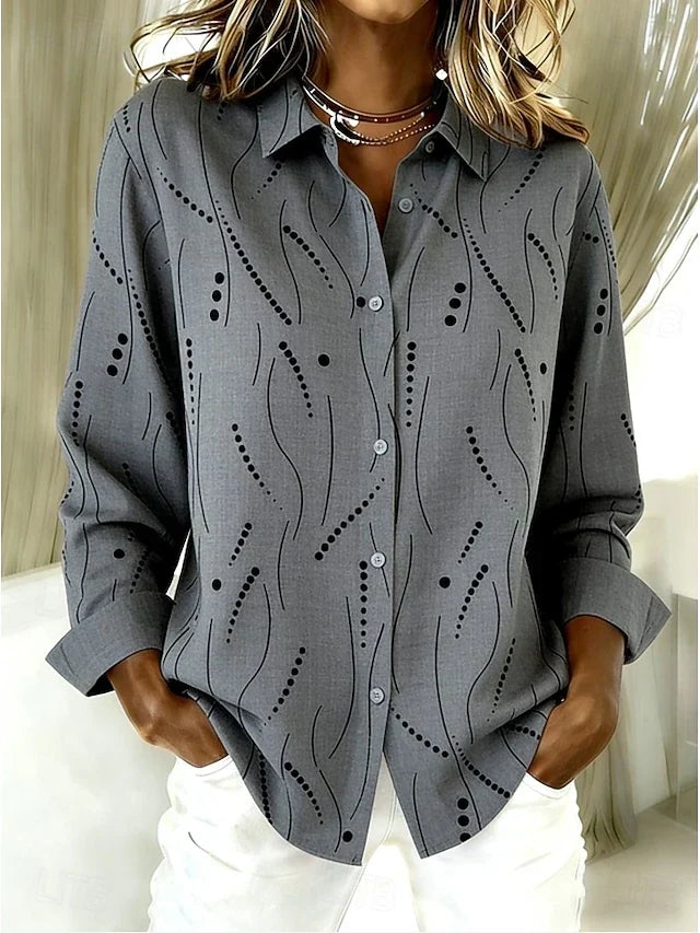 Quinn | Dotted Print Shirt