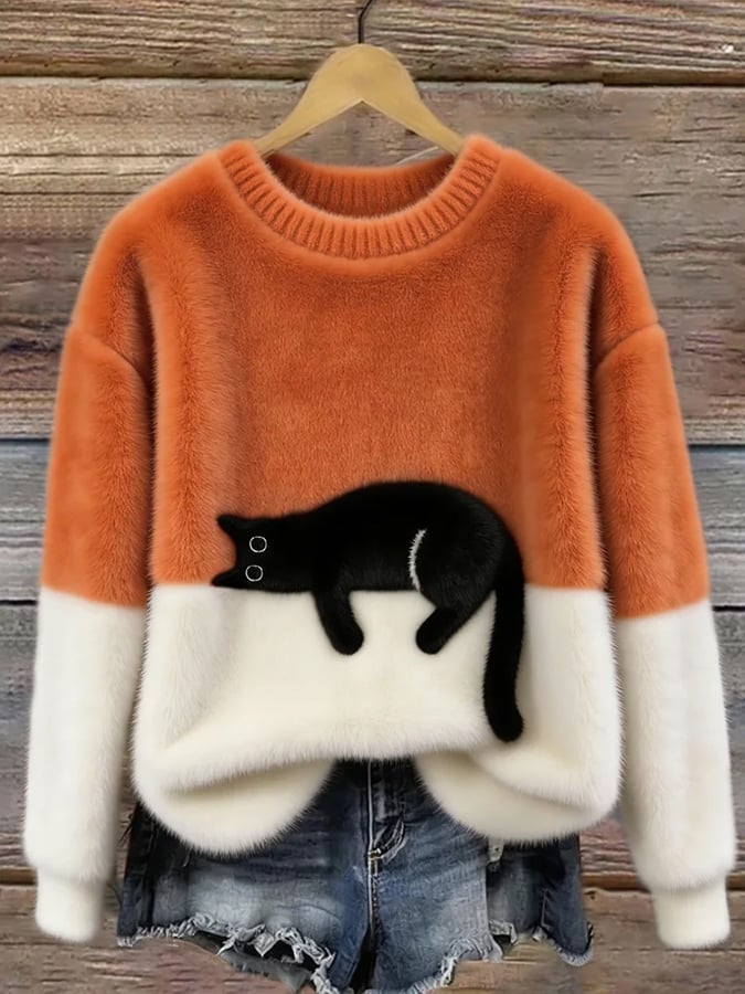 Hazel | Cozy Cat Sweater