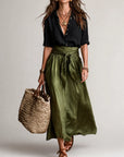 Margot | Tie-Waist Skirt Set