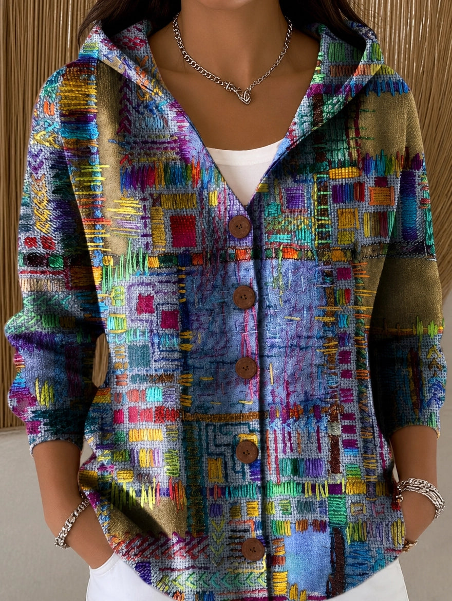 Colette | Patchwork Hooded Jacket