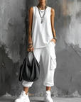 Sloane | Sleeveless Two-Piece Set