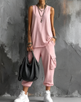Sloane | Sleeveless Two-Piece Set