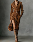 Greta | Belted Shirt Dress