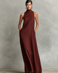 Ava | High-Neck Maxi Dress