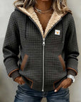 Harper | Waffle Zip Hoodie