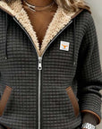 Harper | Waffle Zip Hoodie